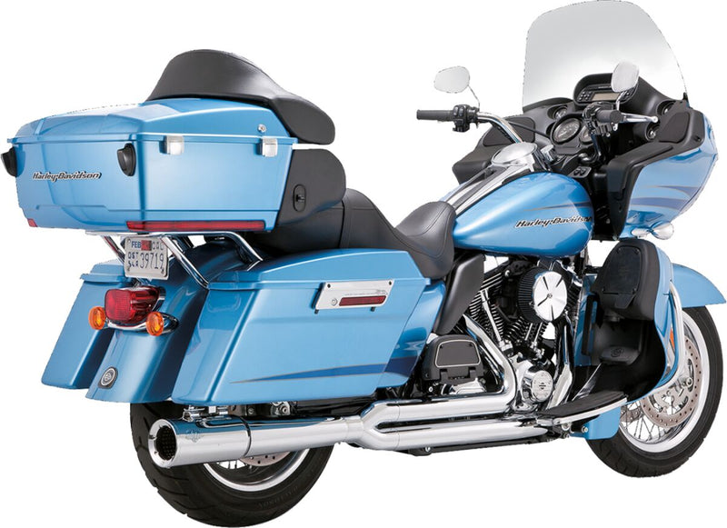 Vance & Hines Pro Pipe With PCX Technology In Chrome For Harley-Davidson 2010-2016 Late Twin Cam Touring Models