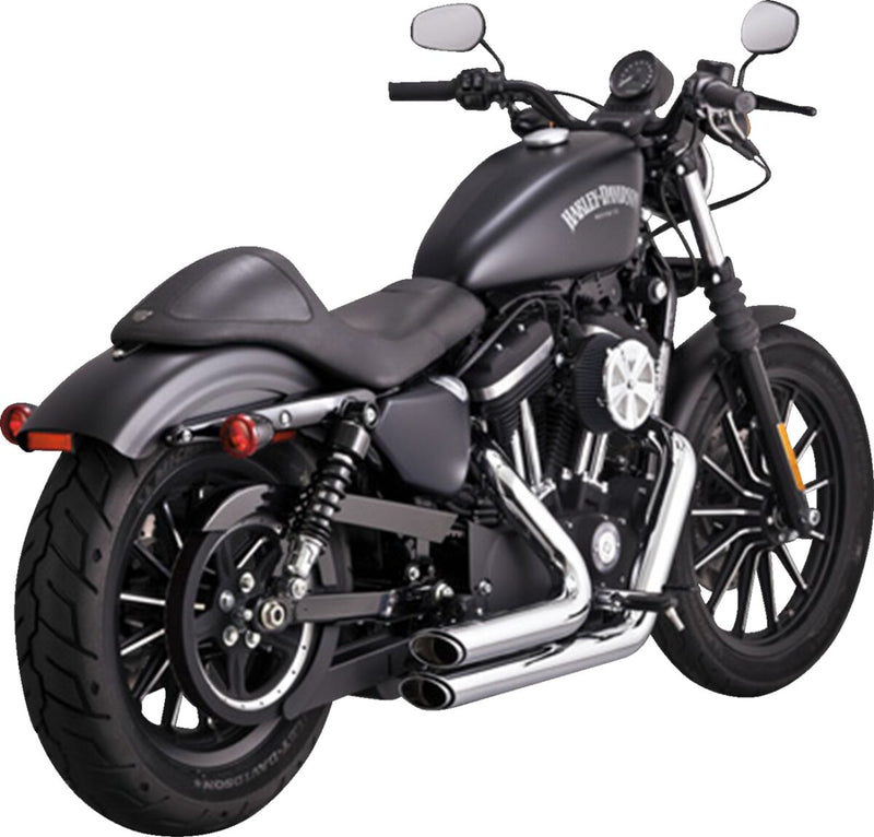 Vance & Hines Shortshots Staggered Exhaust System - Mild Steel, Each - Chrome for Harley-Davidson Sportster 2014-2022