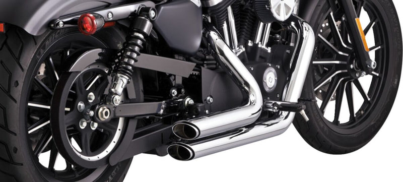 Vance & Hines Shortshots Staggered Exhaust Kit With PCX Technology In Chrome For 2014-2022 HD Sportster Models