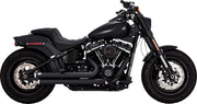 Vance & Hines Big Shots Staggered Exhaust Kit With PCX Technology In Black For Harley-Davidson 2018-2024 Softail Models