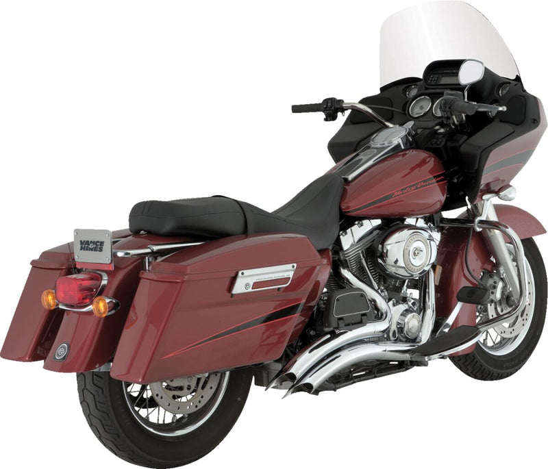 Vance & Hines Big Radius Exhaust System - Mild Steel, Each - Chrome for Harley-Davidson Touring 2007-2016