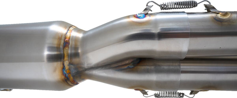 Vance & Hines Hi-Output 2 Into 1 Exhaust Kit With PCX Technology In Brushed Stainless Steel For Harley-Davidson 2017-2024 Touring Models