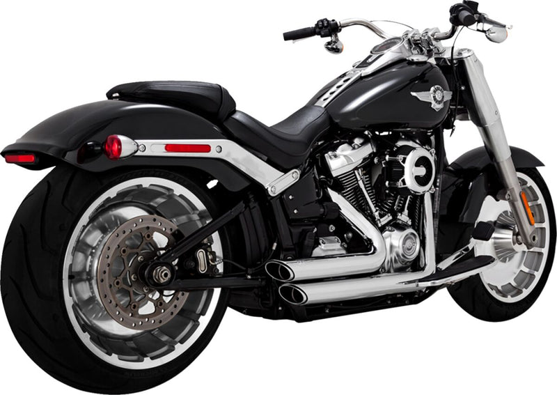 Vance & Hines Shortshots Staggered Exhaust System - Mild Steel, Each - Chrome for Harley-Davidson Softail & Dyna 2018-2024