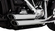 Vance & Hines Shortshots Staggered Exhaust With PCX Technology In Chrome For Harley-Davidson 2018-2024 Softail Fat Boy, Breakout & FXDR Models