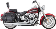 Vance & Hines Big Shots Long Exhaust Kit With PCX Technology In Chrome For Harley-Davidson 2012-2017 Softail Models