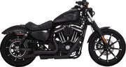 Vance & Hines Mini Grenades 2 Into 2 Exhaust Kit In Black With PCX Technology For Harley-Davidson 2014-2022 Sportster Models