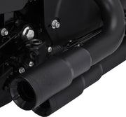 Vance & Hines Mini Grenades 2 Into 2 Exhaust Kit In Black With PCX Technology For Harley-Davidson 2014-2022 Sportster Models