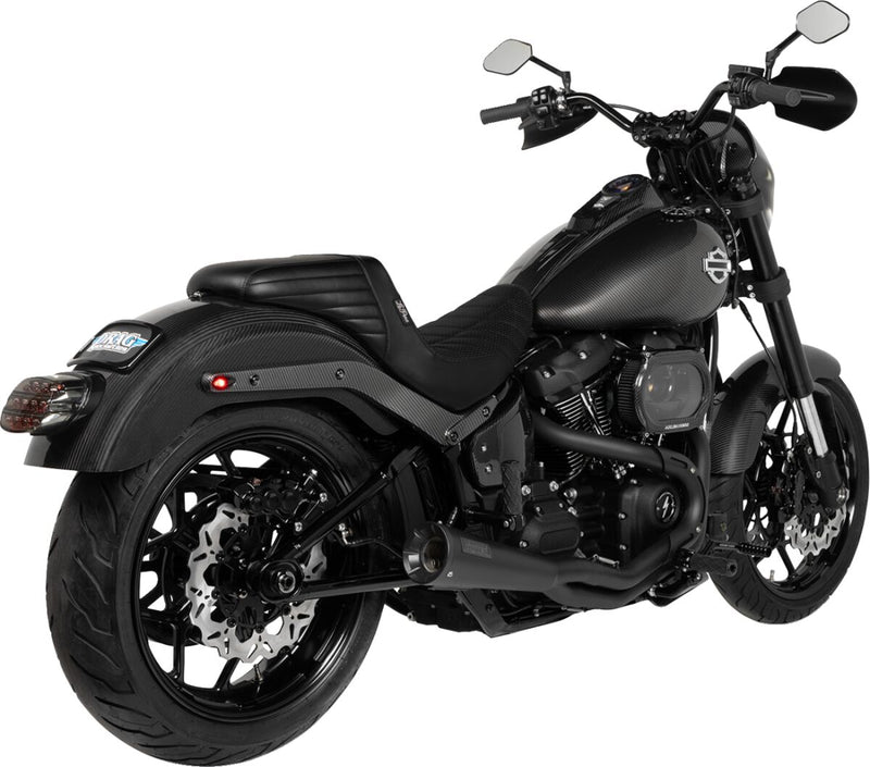 Vance & Hines Stainless 2 Into 1 Upsweep Exhaust Kit With PCX Technology In Black For Harley-Davidson 2018-2024 Softail Models
