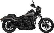 Vance & Hines Stainless 2 Into 1 Upsweep Exhaust Kit With PCX Technology In Black For Harley-Davidson 2018-2024 Softail Models