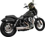 Bassani 2-into-1 Ripper Super Bike Exhaust System for 2006-2017 Harley-Davidson Dyna Motorcycles