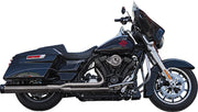 S&S Cycle 2-into-1 Sidewinder® Exhaust System for 2017-2025 Harley-Davidson Lava Chrome Race