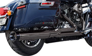 S&S Cycle 2-into-1 Sidewinder® Exhaust System for 2017-2025 Harley-Davidson Lava Chrome Race #550-1087
