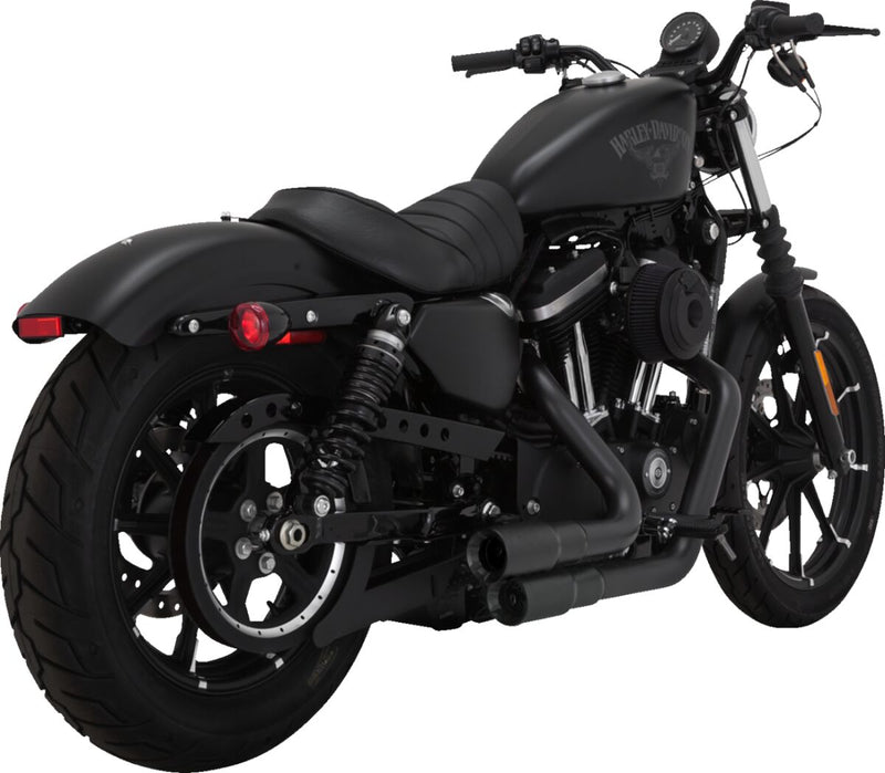 Vance & Hines Mini Grenades Exhaust System - Each - Black / Matte for Harley-Davidson Sportster 2004-2013