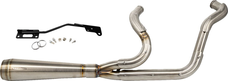 Trask 2-into-1 Assault Exhaust System - Each, Stainless Steel - Brushed for Harley-Davidson Sportster 2004-2022