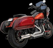 Bassani Xhaust True Dual Performance Exhaust System with 4" Muffler for 2018-2024 Harley-Davidson Stainless Steel