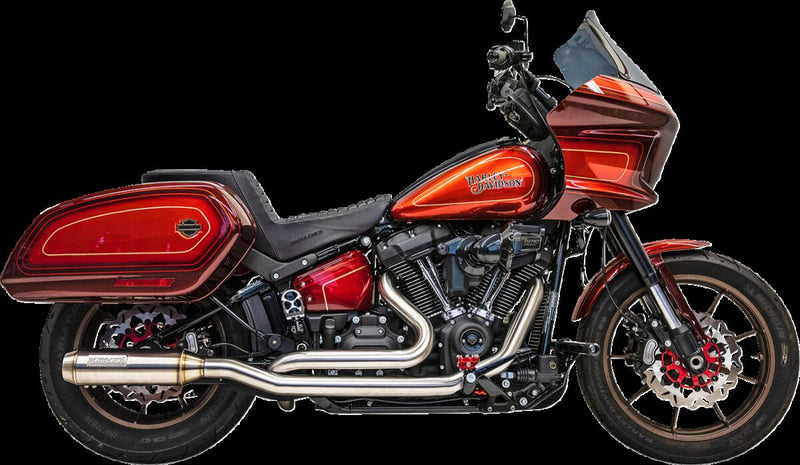 Bassani Xhaust True Dual Performance Exhaust System with 4" Muffler for 2018-2024 Harley-Davidson Stainless Steel Each