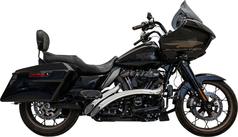 Bassani Xhaust Sweeper Radial Exhaust System for 2019-2025 Harley-Davidson Radial Sweepers Chrome