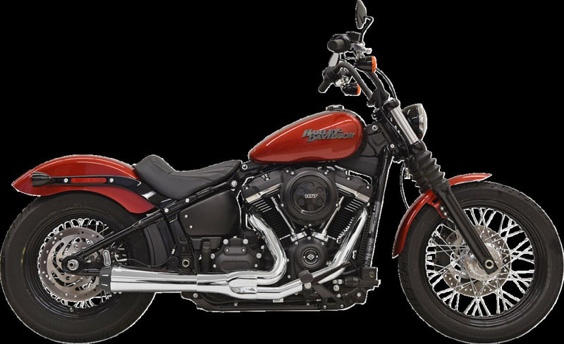 Bassani Xhaust 2-into-1 Road Rage III Exhaust System for 2018-2024 Harley-Davidson Chrome 49 State