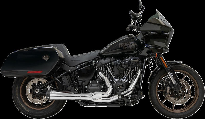Bassani Xhaust 2-into-1 Road Rage III Exhaust System for 2018-2024 Harley-Davidson Chrome 49 State