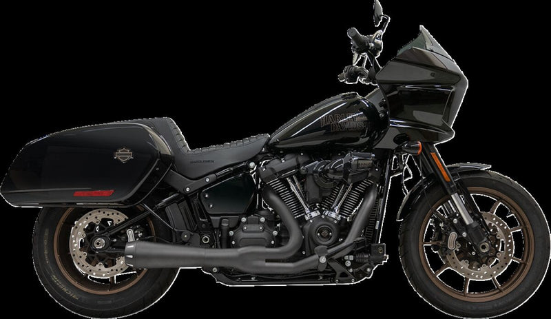 Bassani Xhaust 2-into-1 Road Rage III Exhaust System for 2018-2024 Harley-Davidson Black 49 State