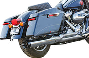 S&S Cycle 2-into-1 Sidewinder Exhaust System for 2017-2025 Harley-Davidson Chrome Silver 50 State #550-0758