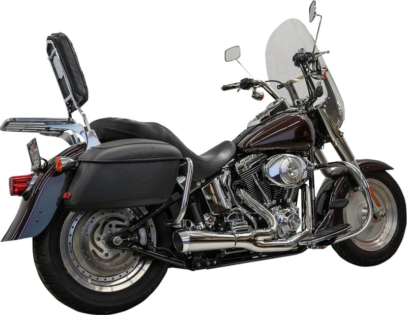 Bassani Xhaust 2-into-1 Ripper Exhaust System for 1986-2017 Harley-Davidson Chrome Short