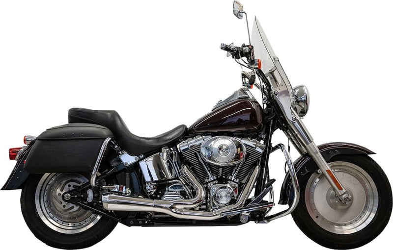 Bassani Xhaust 2-into-1 Ripper Exhaust System for 1986-2017 Harley-Davidson Chrome Short Each