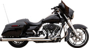 S&S Cycle 2-into-1 Sidewinder Exhaust System for 2007-2016 Harley-Davidson Chrome Show Chrome 50 State