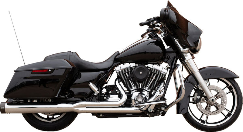 S&S Cycle 2-into-1 Sidewinder Exhaust System for 2007-2016 Harley-Davidson Chrome Show Chrome 50 State #550-0771