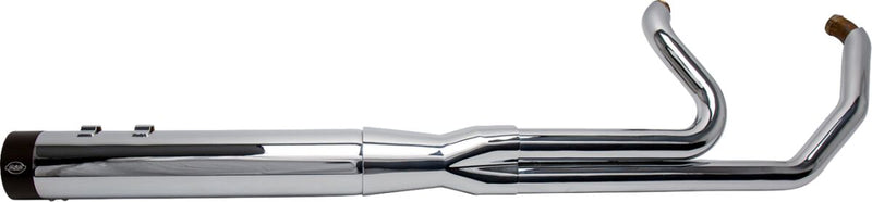S&S Cycle 2-into-1 Sidewinder Exhaust System for 2007-2016 Harley-Davidson Chrome Show Chrome 50 State Each