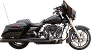 S&S Cycle 2-into-1 Sidewinder Exhaust System for 2007-2016 Harley-Davidson Black Guardian Black 50 State