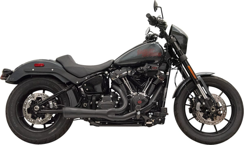Bassani Xhaust 2-into-1 The Ripper Exhaust System for 2018-2025 Harley-Davidson Black Short