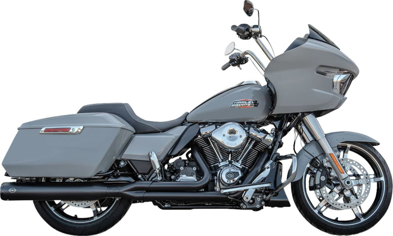 S&S Cycle 2-into-1 GNX Exhaust System for 2017-2025 Harley-Davidson Guardian Black Race #550-1167