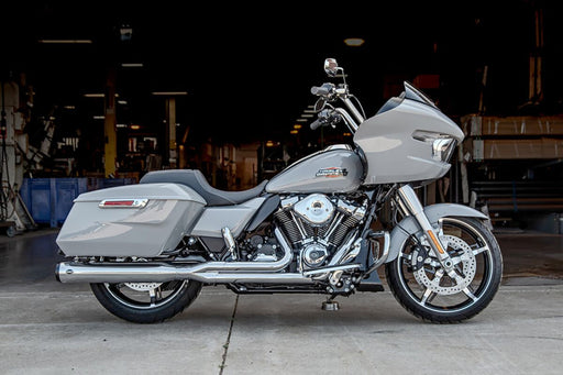 S&S Cycle 2-into-1 GNX Exhaust System for 2017-2025 Harley-Davidson Chrome Silver 49 State