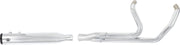 S&S Cycle 2-into-1 GNX Exhaust System for 2017-2025 Harley-Davidson Chrome Silver 49 State Each
