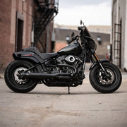 S&S Cycle 2-into-1 Super Street Exhaust System for 2018-2024 Harley-Davidson Black #550-0789
