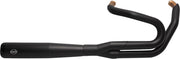 S&S Cycle 2-into-1 Super Street Exhaust System for 2018-2024 Harley-Davidson Black #550-0789