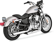 3" Round Twin Slash Slip-On Mufflers
