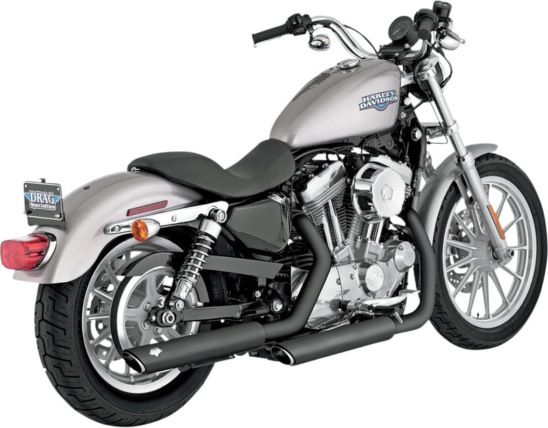 3" Round Twin Slash Slip-On Mufflers