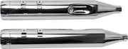 S&S Cycle Chrome Performance Mufflers w/Chrome Thruster End Cap for 1995-2016 Harley-Davidson Touring and 2015-2017 Harley-Davidson Trike #550-0620
