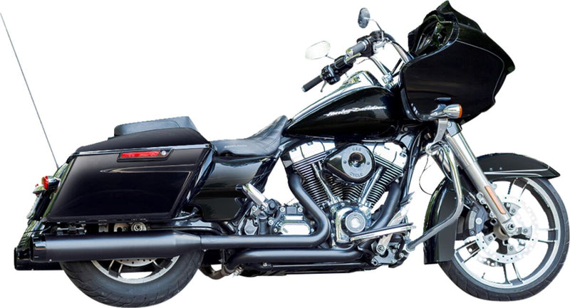 S&S Cycle Black Performance Mufflers w/Black Thruster End Cap for 2015-2017 Harley-Davidson Trike and 1995-2016 Harley-Davidson Touring Models #550-0621