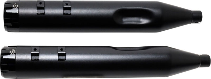 S&S Cycle Black Performance Mufflers w/Black Thruster End Cap for 2015-2017 Harley-Davidson Trike and 1995-2016 Harley-Davidson Touring Models #550-0621