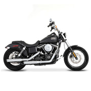 Muffler Slip-On 3" Duals for Softails Softail Chrome #500-0200