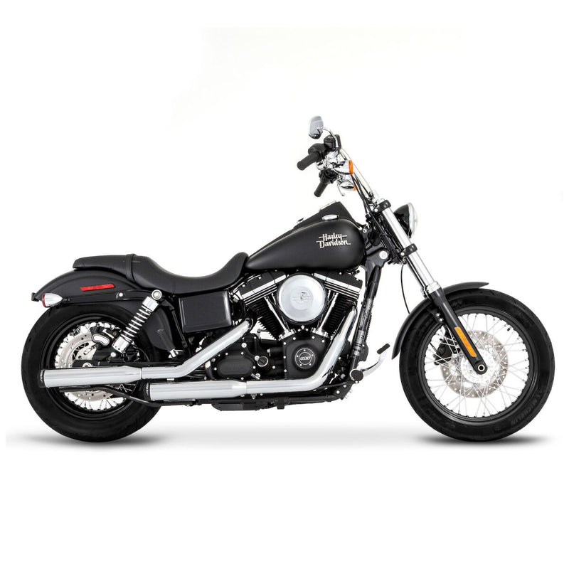 Muffler Slip-On 3" Duals for Softails Softail Chrome #500-0200