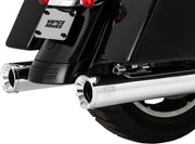 Vance & Hines Eliminator 400 Slip-on Mufflers NON-PCX In Chrome For Harley-Davidson 2017-2024 Touring Motorcycles