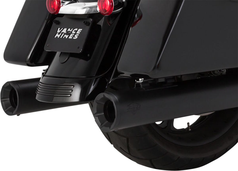 Vance & Hines Eliminator 400 Slip-on Mufflers NON-PCX In Black For Harley-Davidson 2017-2024 Touring Models
