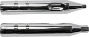 S&S Cycle Chrome 4-1/2 in. Mk45 Slip-on Mufflers w/Chrome Thruster End Caps for 2017-2026 Harley-Davidson Touring Models