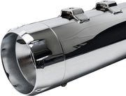 S&S Cycle Chrome 4-1/2 in. Mk45 Slip-on Mufflers w/Chrome Thruster End Caps for 2017-2026 Harley-Davidson Touring Models #550-0665