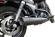S&S Cycle Black Ceramic Grand National 4" Slip-On Muffler for 2017-2020 Harley-Davidson Street Rod XG and 2015-2020 Harley-Davidson Street XG Motorcycles #550-0703