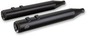S&S Cycle Black Ceramic Grand National 4" Slip-On Muffler for 2017-2026 Harley-Davidson Touring Models